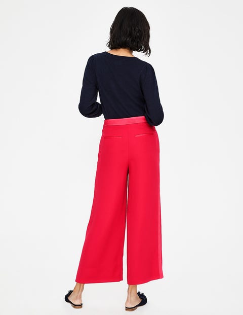 Exeter Wide Leg Culottes - Dark Rose Exeter Wide Leg Culottes - Dark Rose