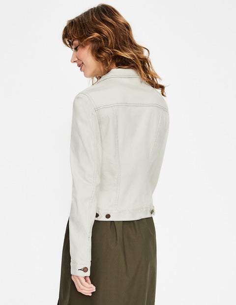 Classic Denim Jacket - Ecru Classic Denim Jacket - Ecru