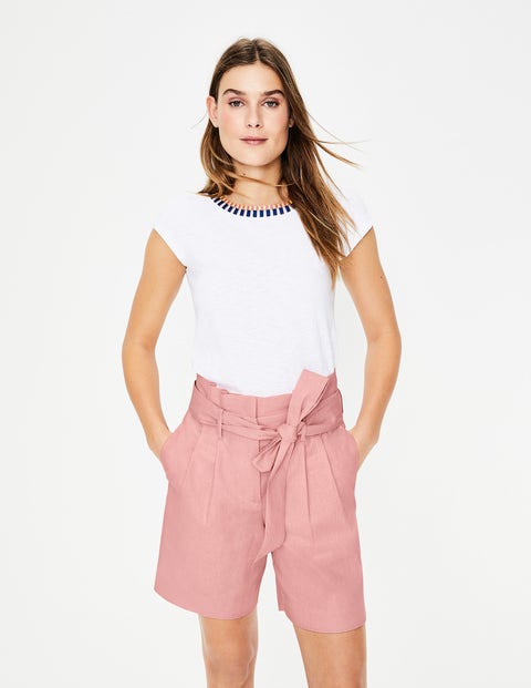 St Ives Paperbag Shorts - Chalky Pink St Ives Paperbag Shorts - Chalky Pink