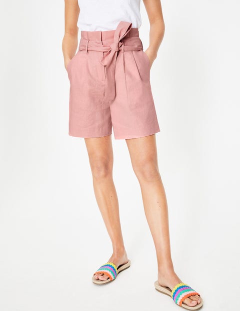 St Ives Paperbag Shorts - Chalky Pink St Ives Paperbag Shorts - Chalky Pink