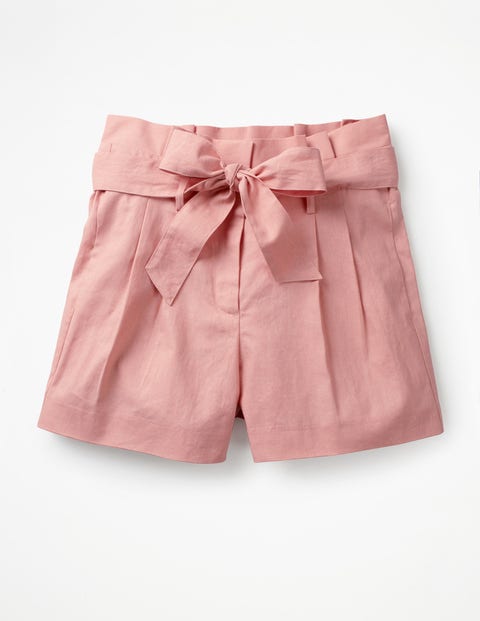 St Ives Paperbag Shorts - Chalky Pink St Ives Paperbag Shorts - Chalky Pink