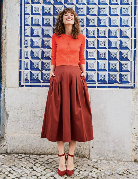 Theodora Pleated Skirt - Conker Theodora Pleated Skirt - Conker