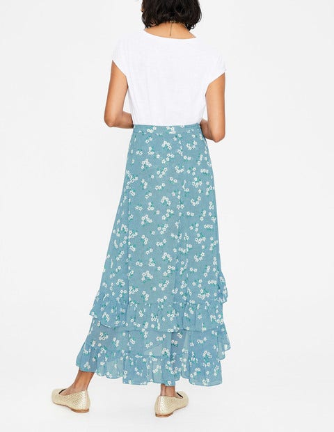 Coraline Midi Skirt - Heron Blue, Daisy Field Coraline Midi Skirt - Heron Blue, Daisy Field