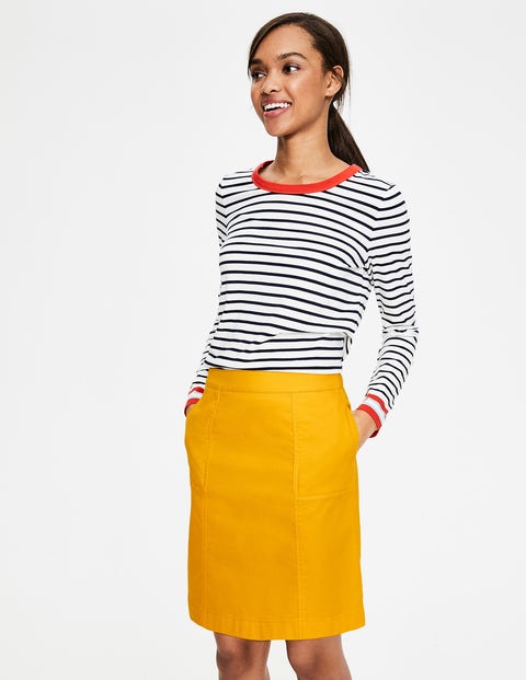 Helena Chino Skirt - Happy Helena Chino Skirt - Happy