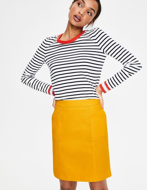Helena Chino Skirt - Happy Helena Chino Skirt - Happy