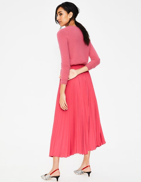 Kristen Pleated Skirt - Strawberry Split Kristen Pleated Skirt - Strawberry Split