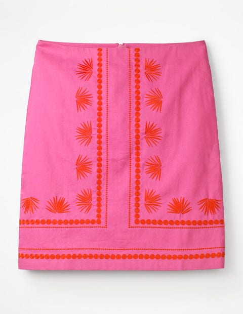Victoria Embroidered Skirt - Tickled Pink Victoria Embroidered Skirt - Tickled Pink