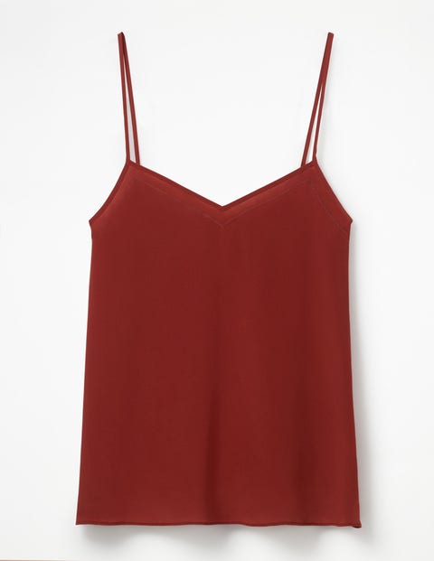 Silk Cami - Conker Silk Cami - Conker