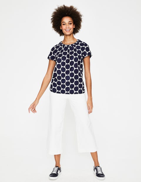Carey Top - Navy Spot Carey Top - Navy Spot