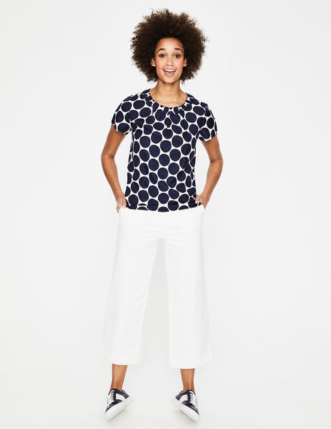 Carey Top - Navy Spot Carey Top - Navy Spot