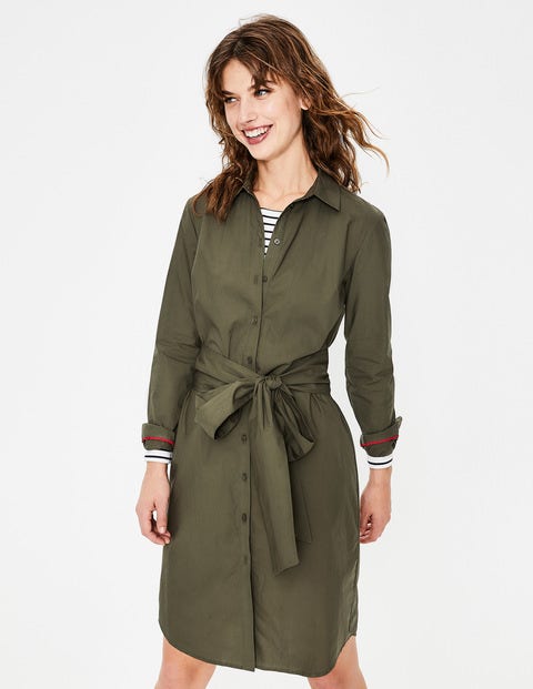Modern Shirt Dress - Khaki Modern Shirt Dress - Khaki