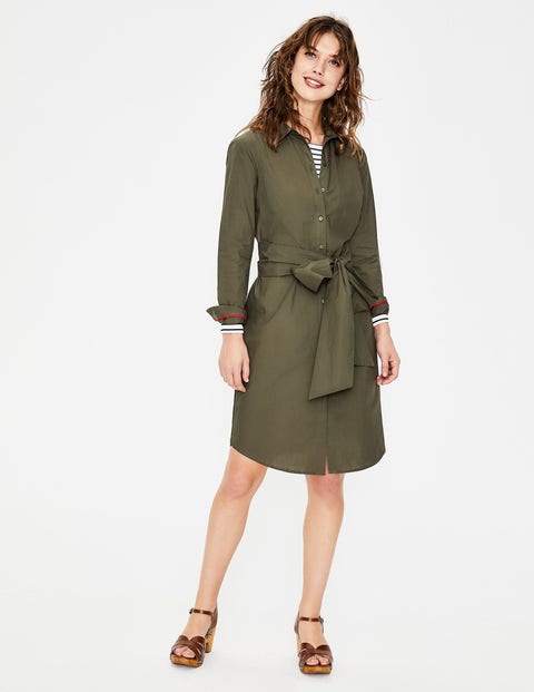 Modern Shirt Dress - Khaki Modern Shirt Dress - Khaki