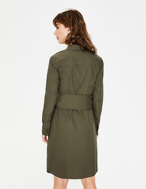Modern Shirt Dress - Khaki Modern Shirt Dress - Khaki