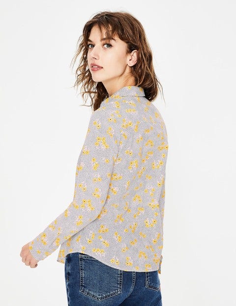 Modern Classic Shirt - Ivory Daisy Field Modern Classic Shirt - Ivory Daisy Field