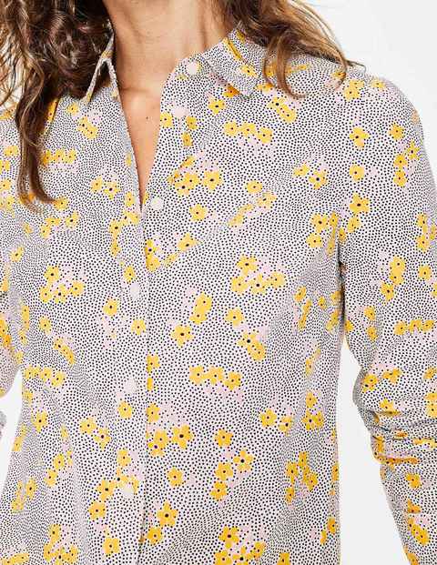 Modern Classic Shirt - Ivory Daisy Field Modern Classic Shirt - Ivory Daisy Field
