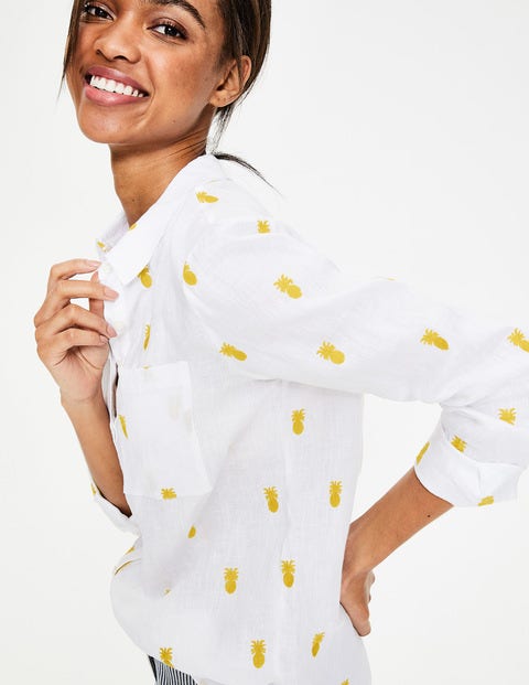 Chemise En Lin - Broderie ananas Chemise En Lin - Broderie ananas