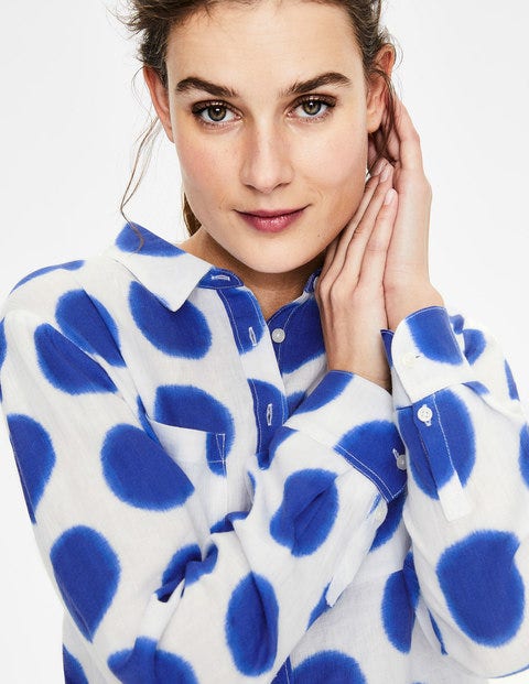 Linen Shirt - Tie Dye Spot Linen Shirt - Tie Dye Spot