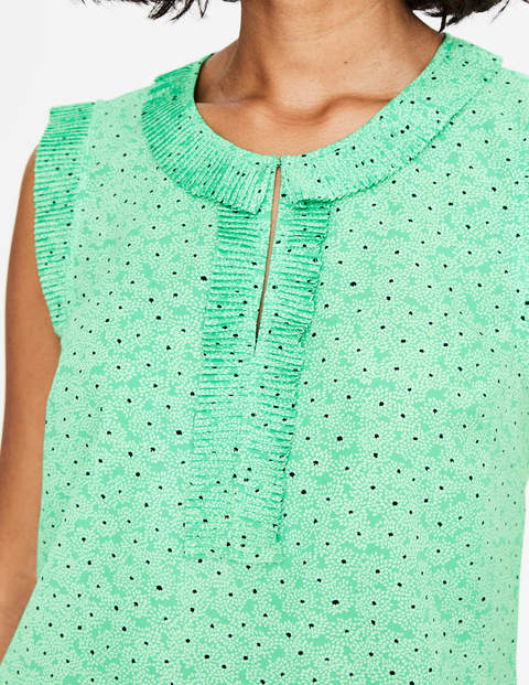 Peggy Top - Dusty Green Floral Spray Peggy Top - Dusty Green Floral Spray