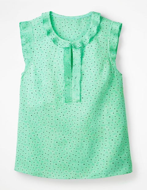 Peggy Top - Dusty Green Floral Spray Peggy Top - Dusty Green Floral Spray
