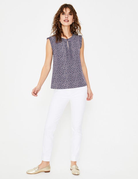 Peggy Top - Navy Floral Spray Peggy Top - Navy Floral Spray