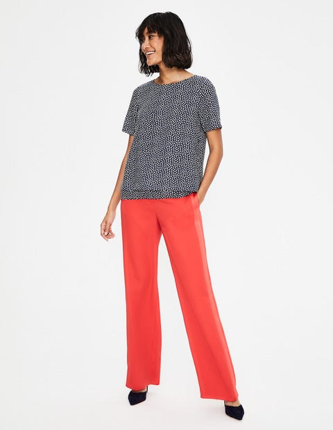 Nadia Top - Navy & Ivory Puff Nadia Top - Navy & Ivory Puff