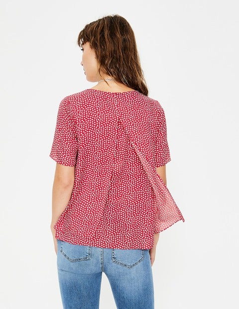 Nadia Top - Dark Rose & Ivory Puff Nadia Top - Dark Rose & Ivory Puff