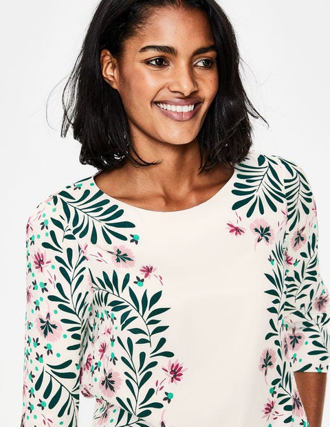 Larissa Top - Ivory Tropical Jungle Larissa Top - Ivory Tropical Jungle