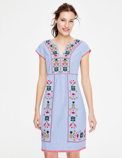 boden bea linen dress