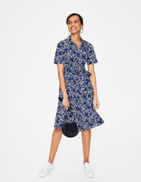 Anastasia Shirt Dress - Lapis, Otomi Anastasia Shirt Dress - Lapis, Otomi