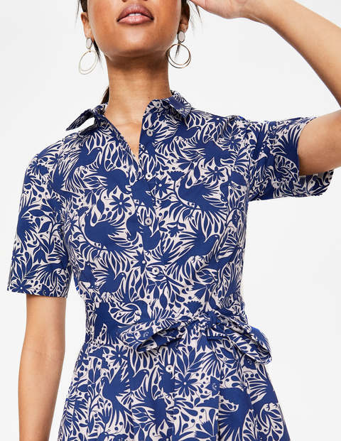 Anastasia Shirt Dress - Lapis, Otomi Anastasia Shirt Dress - Lapis, Otomi