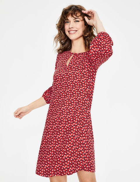 Robe Vanessa - Fruits épars rouge vif Robe Vanessa - Fruits épars rouge vif
