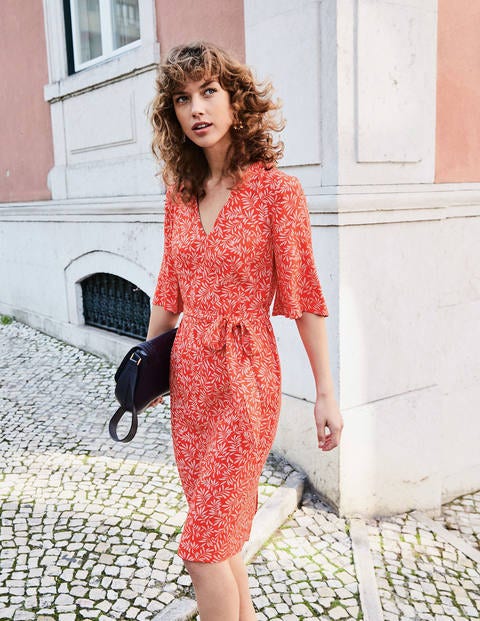 boden red dress