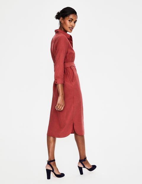 Freya Linen Shirt Dress - Rouge Freya Linen Shirt Dress - Rouge