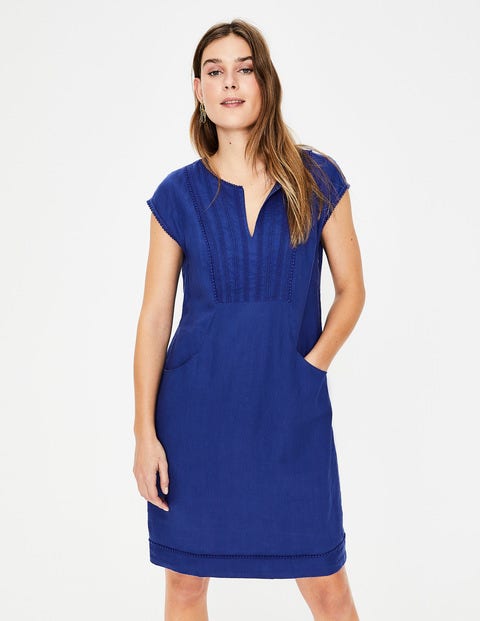 Jessica Linen Dress - Lapis Jessica Linen Dress - Lapis