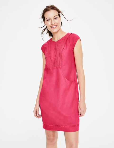 pink linen dress uk