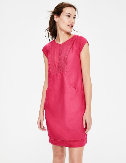 Jessica Linen Dress - Strawberry Split Jessica Linen Dress - Strawberry Split