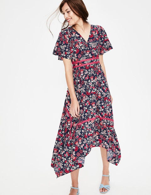 midi hanky hem dress