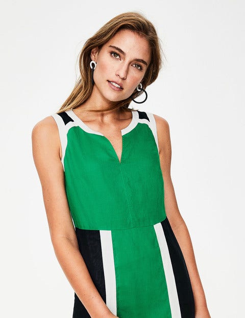 Anita Linen Dress - Highland Green Anita Linen Dress - Highland Green