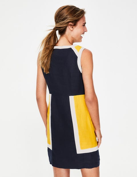Anita Leinenkleid - Navy Anita Leinenkleid - Navy