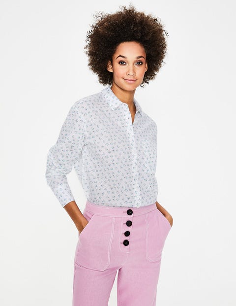 Audrey Girlfriend Shirt - Ivory Bloom Bouquet Audrey Girlfriend Shirt - Ivory Bloom Bouquet