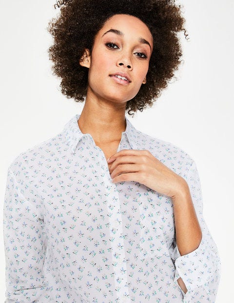 Audrey Girlfriend Shirt - Ivory Bloom Bouquet Audrey Girlfriend Shirt - Ivory Bloom Bouquet
