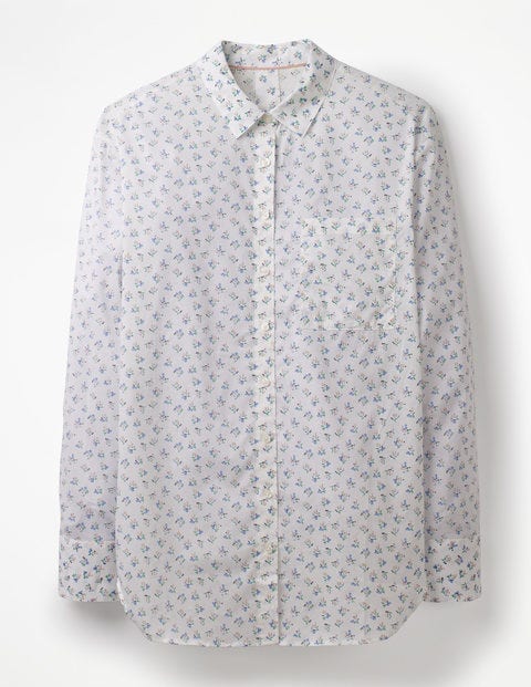 Audrey Girlfriend Shirt - Ivory Bloom Bouquet Audrey Girlfriend Shirt - Ivory Bloom Bouquet