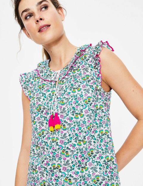 Laurie Top - Ivory Exotic Garden Laurie Top - Ivory Exotic Garden
