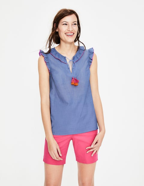 Laurie Top - Light Chambray Laurie Top - Light Chambray