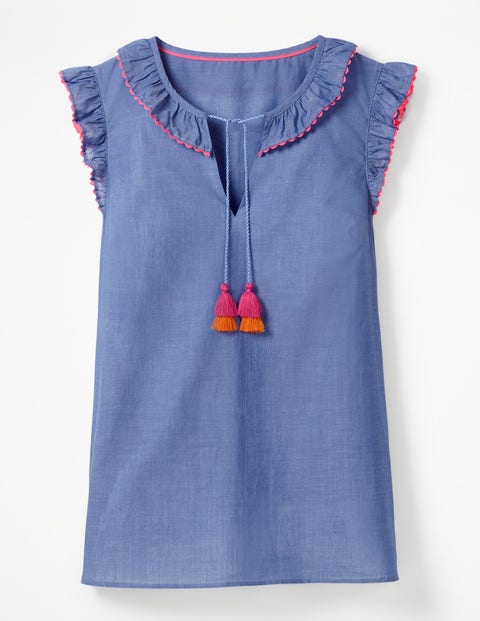 Laurie Top - Light Chambray Laurie Top - Light Chambray