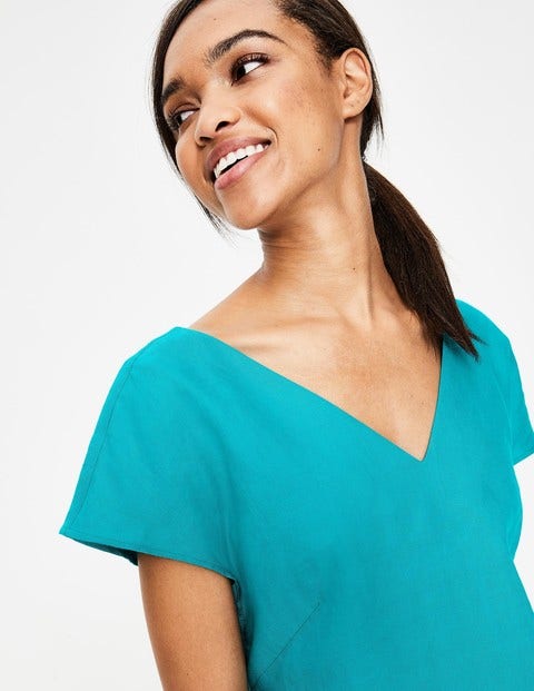 Alexandra Linen Top - Ultramarine Alexandra Linen Top - Ultramarine