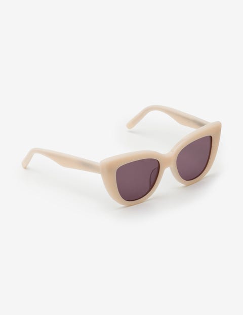 Lunettes De Soleil À Monture Cat-Eye - Perle Lunettes De Soleil À Monture Cat-Eye - Perle
