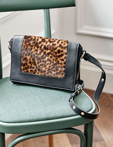 Stamford Multiway Bag - Tan Leopard/Black Stamford Multiway Bag - Tan Leopard/Black