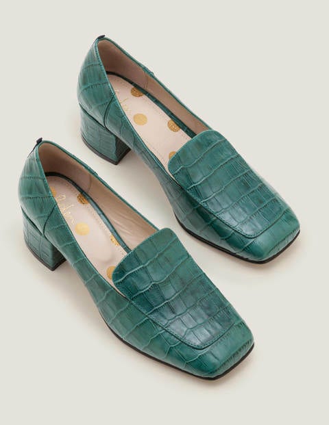 mock croc loafers