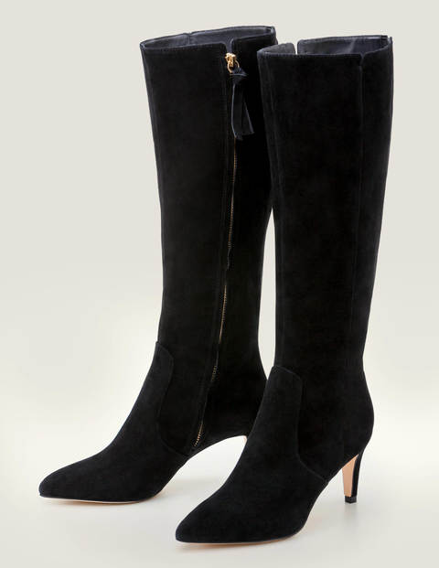 white knee high boots uk